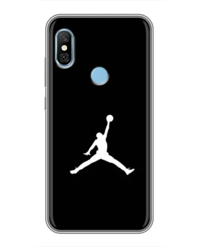 Чехол для Xiaomi Redmi 6 pro с картинкой «Jordan Silhouette»