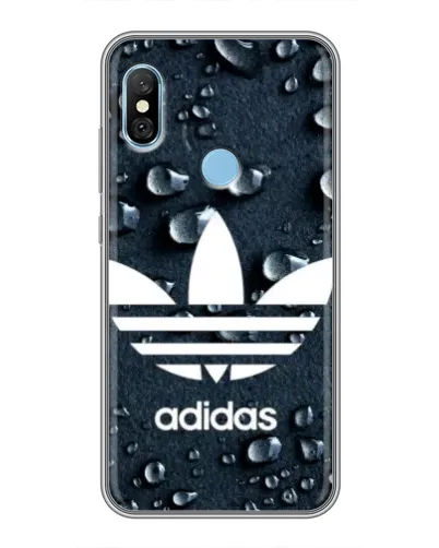 Чехол для Xiaomi Redmi 6 pro с картинкой «Adidas Trefoil Blue»