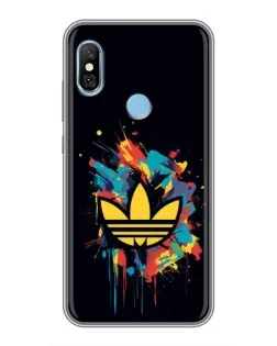 Чехол для Xiaomi Redmi 6 pro с картинкой «Adidas Splash»