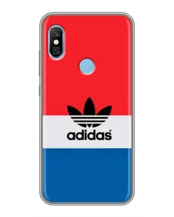 Чехол для Xiaomi Redmi 6 pro с картинкой «Ретро блоки Adidas»