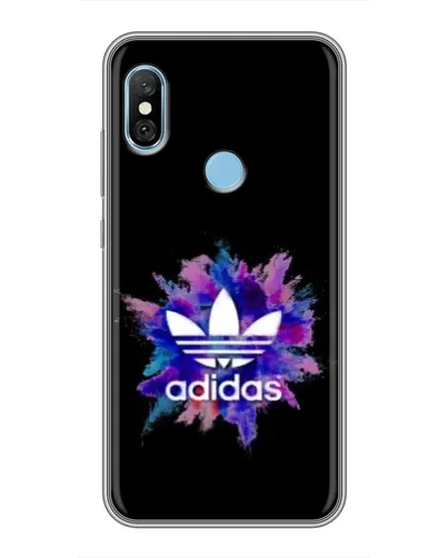Чехол для Xiaomi Redmi 6 pro с картинкой «Взрыв красок Adidas»