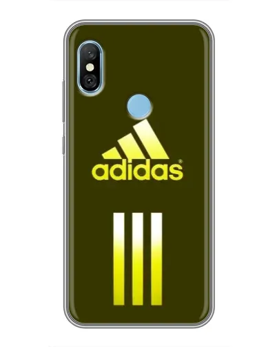 Чехол для Xiaomi Redmi 6 pro с картинкой «Оливковый градиент Adidas»
