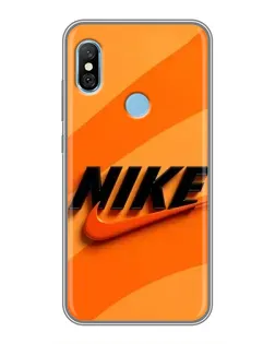 Чохол для Xiaomi Redmi 6 pro з картинкою «Помаранчевий драйв Nike» Чохол для Xiaomi Redmi 6 pro з картинкою «Помаранчевий драйв Nike»