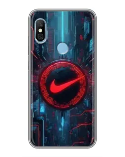 Чохол для Xiaomi Redmi 6 pro з картинкою «Техногенний стиль Nike» Чохол для Xiaomi Redmi 6 pro з картинкою «Техногенний стиль Nike»