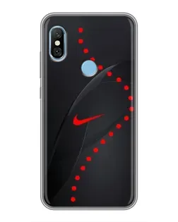 Чохол для Xiaomi Redmi 6 pro з картинкою «Абстрактний дизайн Nike» Чохол для Xiaomi Redmi 6 pro з картинкою «Абстрактний дизайн Nike»