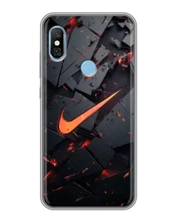 Чохол для Xiaomi Redmi 6 pro з картинкою «Nike — ефект розломів» Чохол для Xiaomi Redmi 6 pro з картинкою «Nike — ефект розломів»