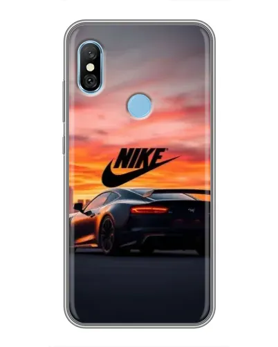 Чехол для Xiaomi Redmi 6 pro с картинкой «Nike и суперкар»