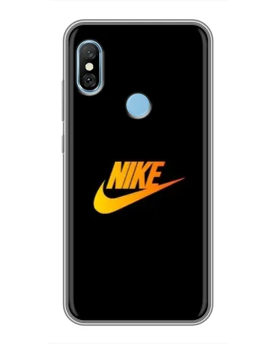 Чехол для Xiaomi Redmi 6 pro с картинкой «Золотой логотип Nike»