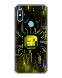 Чохол для Xiaomi Redmi 6 pro з картинкою «Nike — золота іскра» Чохол для Xiaomi Redmi 6 pro з картинкою «Nike — золота іскра»