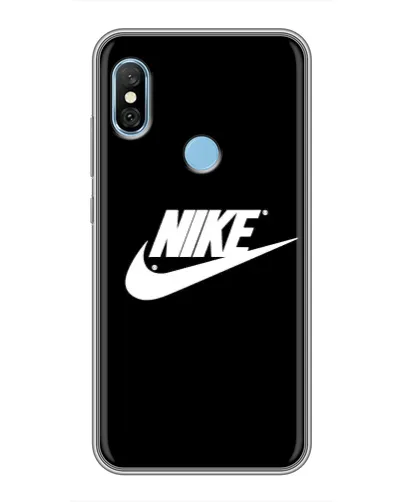 Чехол для Xiaomi Redmi 6 pro с картинкой «Мазки краски Nike» Чехол для Xiaomi Redmi 6 pro с картинкой «Мазки краски Nike»
