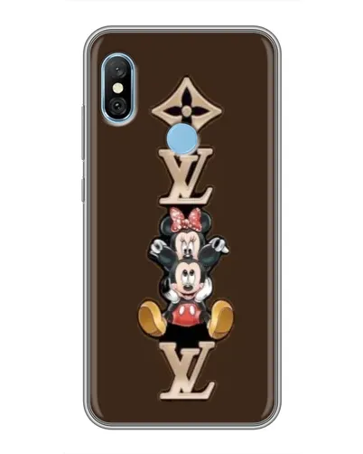 Чехол для Xiaomi Redmi 6 pro с картинкой «LV и Микки Маус»