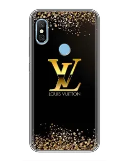Чехол для Xiaomi Redmi 6 pro с картинкой «LV — золотые искры»
