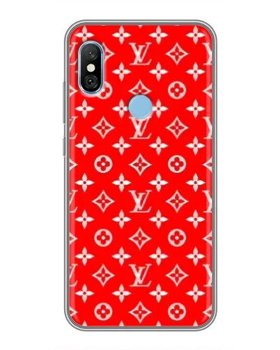 Чехол для Xiaomi Redmi 6 pro с картинкой «Яркий паттерн LV»