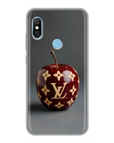 Чехол для Xiaomi Redmi 6 pro с картинкой «Красное яблоко LV»