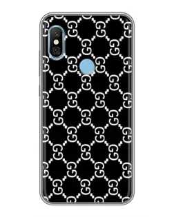 Чехол для Xiaomi Redmi 6 pro с картинкой «Gucci — сетчатый паттерн»