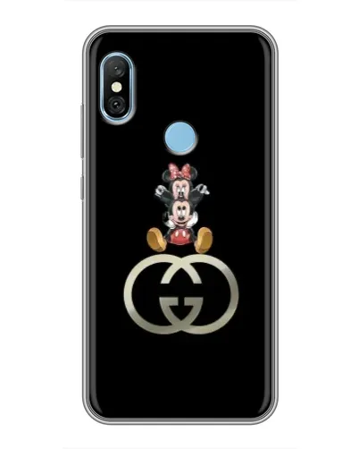 Чехол для Xiaomi Redmi 6 pro с картинкой «Минни Маус на лого» Чехол для Xiaomi Redmi 6 pro с картинкой «Минни Маус на лого»