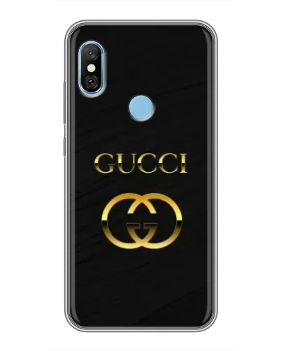 Чехол для Xiaomi Redmi 6 pro с картинкой «Золотой логотип Gucci» Чехол для Xiaomi Redmi 6 pro с картинкой «Золотой логотип Gucci»