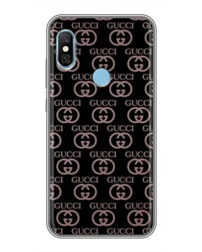 Чехол для Xiaomi Redmi 6 pro с картинкой «Классическая монограмма Gucci» Чехол для Xiaomi Redmi 6 pro с картинкой «Классическая монограмма Gucci»