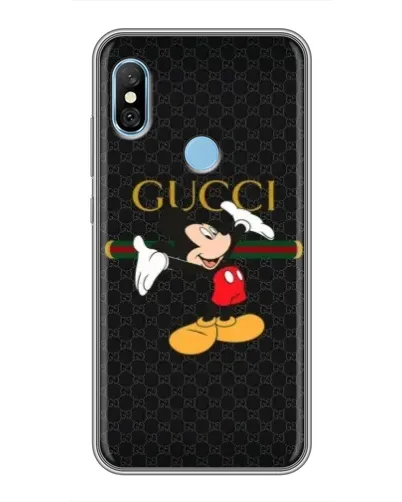 Чехол для Xiaomi Redmi 6 pro с картинкой «Микки Маус Gucci» Чехол для Xiaomi Redmi 6 pro с картинкой «Микки Маус Gucci»