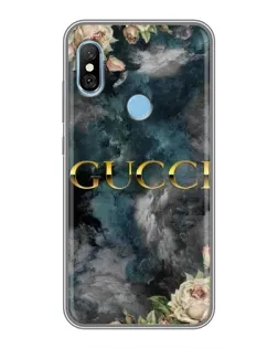 Чехол для Xiaomi Redmi 6 pro с картинкой «Абстрактные цветы Gucci»