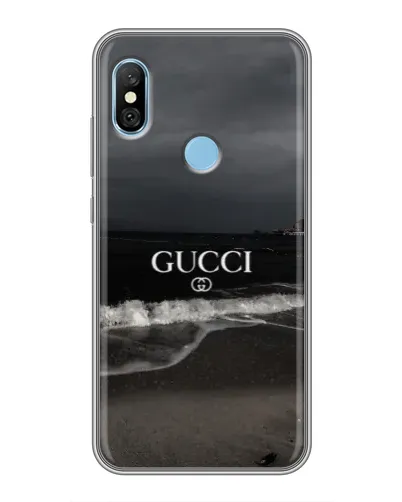 Чехол для Xiaomi Redmi 6 pro с картинкой «Gucci — морской прибой» Чехол для Xiaomi Redmi 6 pro с картинкой «Gucci — морской прибой»