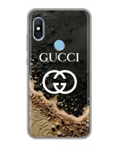 Чехол для Xiaomi Redmi 6 pro с картинкой «Gucci — песчаные дюны» Чехол для Xiaomi Redmi 6 pro с картинкой «Gucci — песчаные дюны»