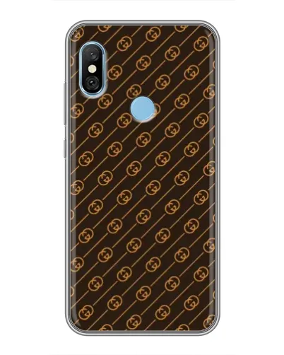Чехол для Xiaomi Redmi 6 pro с картинкой «Gucci — золотые диагонали» Чехол для Xiaomi Redmi 6 pro с картинкой «Gucci — золотые диагонали»