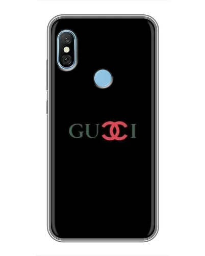 Чехол для Xiaomi Redmi 6 pro с картинкой «Gucci — красный градиент» Чехол для Xiaomi Redmi 6 pro с картинкой «Gucci — красный градиент»