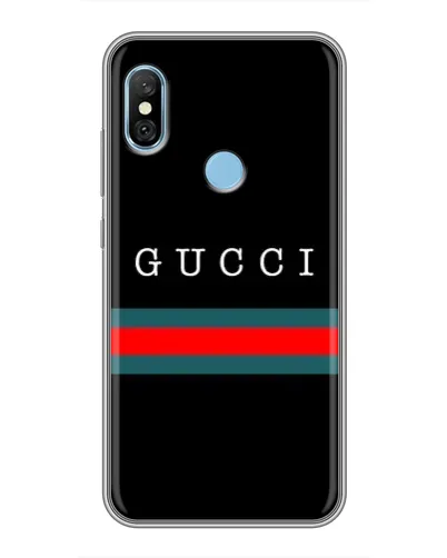 Чехол для Xiaomi Redmi 6 pro с картинкой «Gucci — красный пояс» Чехол для Xiaomi Redmi 6 pro с картинкой «Gucci — красный пояс»