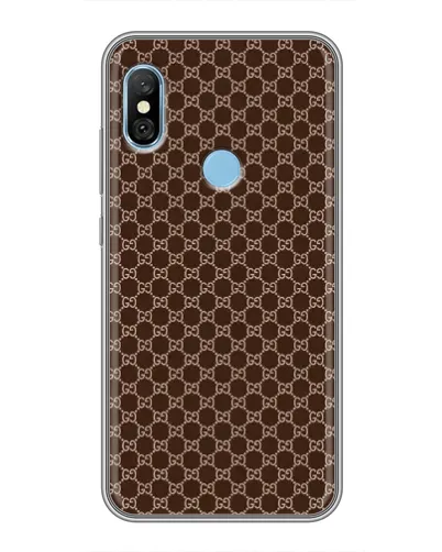 Чехол для Xiaomi Redmi 6 pro с картинкой «Gucci — шоколадная сетка» Чехол для Xiaomi Redmi 6 pro с картинкой «Gucci — шоколадная сетка»