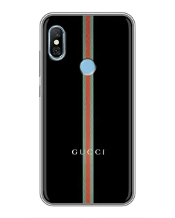 Чохол для Xiaomi Redmi 6 pro з картинкою «Gucci — строга лінія» Чохол для Xiaomi Redmi 6 pro з картинкою «Gucci — строга лінія»