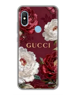 Чохол для Xiaomi Redmi 6 pro з картинкою «Gucci — бордові троянди» Чохол для Xiaomi Redmi 6 pro з картинкою «Gucci — бордові троянди»