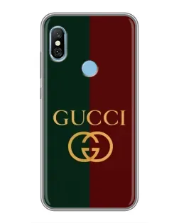 Чохол для Xiaomi Redmi 6 pro з картинкою «Gucci — темно-зелений градієнт» Чохол для Xiaomi Redmi 6 pro з картинкою «Gucci — темно-зелений градієнт»