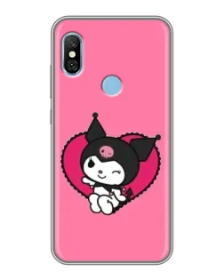 Чехол для Xiaomi Redmi 6 pro с картинкой «Kuromi — любовь в сердце»