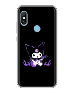 Чехол для Xiaomi Redmi 6 pro с картинкой «Электрическая Kuromi»