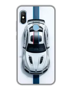 Чохол для Xiaomi Redmi 6 pro з картинкою «Вид зверху — BMW M»