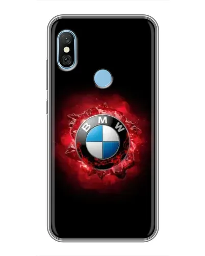 Чохол для Xiaomi Redmi 6 pro з картинкою «Логотип BMW — спалах» Чохол для Xiaomi Redmi 6 pro з картинкою «Логотип BMW — спалах»