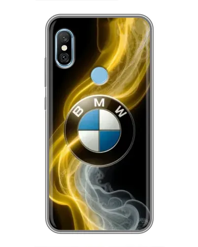 Чохол для Xiaomi Redmi 6 pro з картинкою «Золотистий дим BMW» Чохол для Xiaomi Redmi 6 pro з картинкою «Золотистий дим BMW»