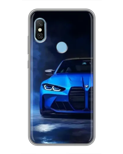 Чохол для Xiaomi Redmi 6 pro з картинкою «Блакитна BMW M4» Чохол для Xiaomi Redmi 6 pro з картинкою «Блакитна BMW M4»