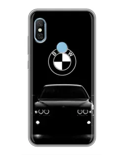 Чохол для Xiaomi Redmi 6 pro з картинкою «BMW — погляд з темряви»