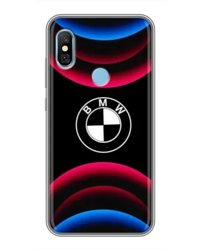 Чохол для Xiaomi Redmi 6 pro з картинкою «Логотип BMW та неонові дуги» Чохол для Xiaomi Redmi 6 pro з картинкою «Логотип BMW та неонові дуги»