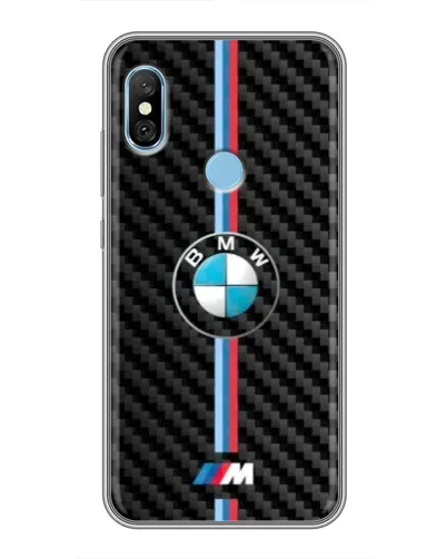 Чохол для Xiaomi Redmi 6 pro з картинкою «Емблема BMW та карбон» Чохол для Xiaomi Redmi 6 pro з картинкою «Емблема BMW та карбон»