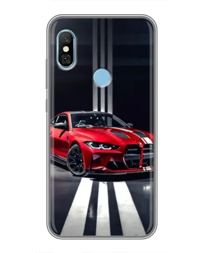 Чохол для Xiaomi Redmi 6 pro з картинкою «Червона BMW на дорозі» Чохол для Xiaomi Redmi 6 pro з картинкою «Червона BMW на дорозі»