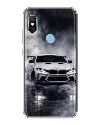 Чохол для Xiaomi Redmi 6 pro з картинкою «BMW крізь туман» Чохол для Xiaomi Redmi 6 pro з картинкою «BMW крізь туман»