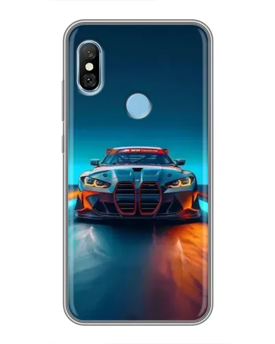 Чохол для Xiaomi Redmi 6 pro з картинкою «BMW — вогні неону» Чохол для Xiaomi Redmi 6 pro з картинкою «BMW — вогні неону»