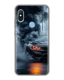 Чохол для Xiaomi Redmi 6 pro з картинкою «BMW M-Power — абстракція»