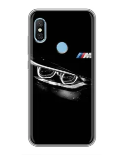 Чохол для Xiaomi Redmi 6 pro з картинкою «BMW — погляд тигра»
