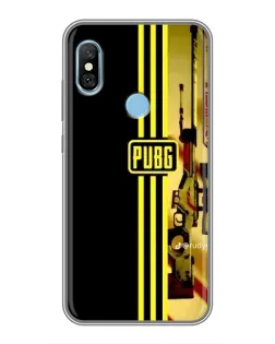 Чохол для Xiaomi Redmi 6 pro з картинкою «PUBG — камуфляжний шолом»
