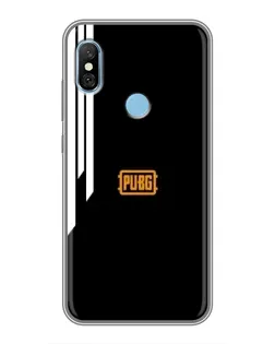 Чохол для Xiaomi Redmi 6 pro з картинкою «PUBG — вертикальні лінії»