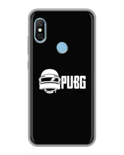 Чохол для Xiaomi Redmi 6 pro з картинкою «PUBG — класичний лого»